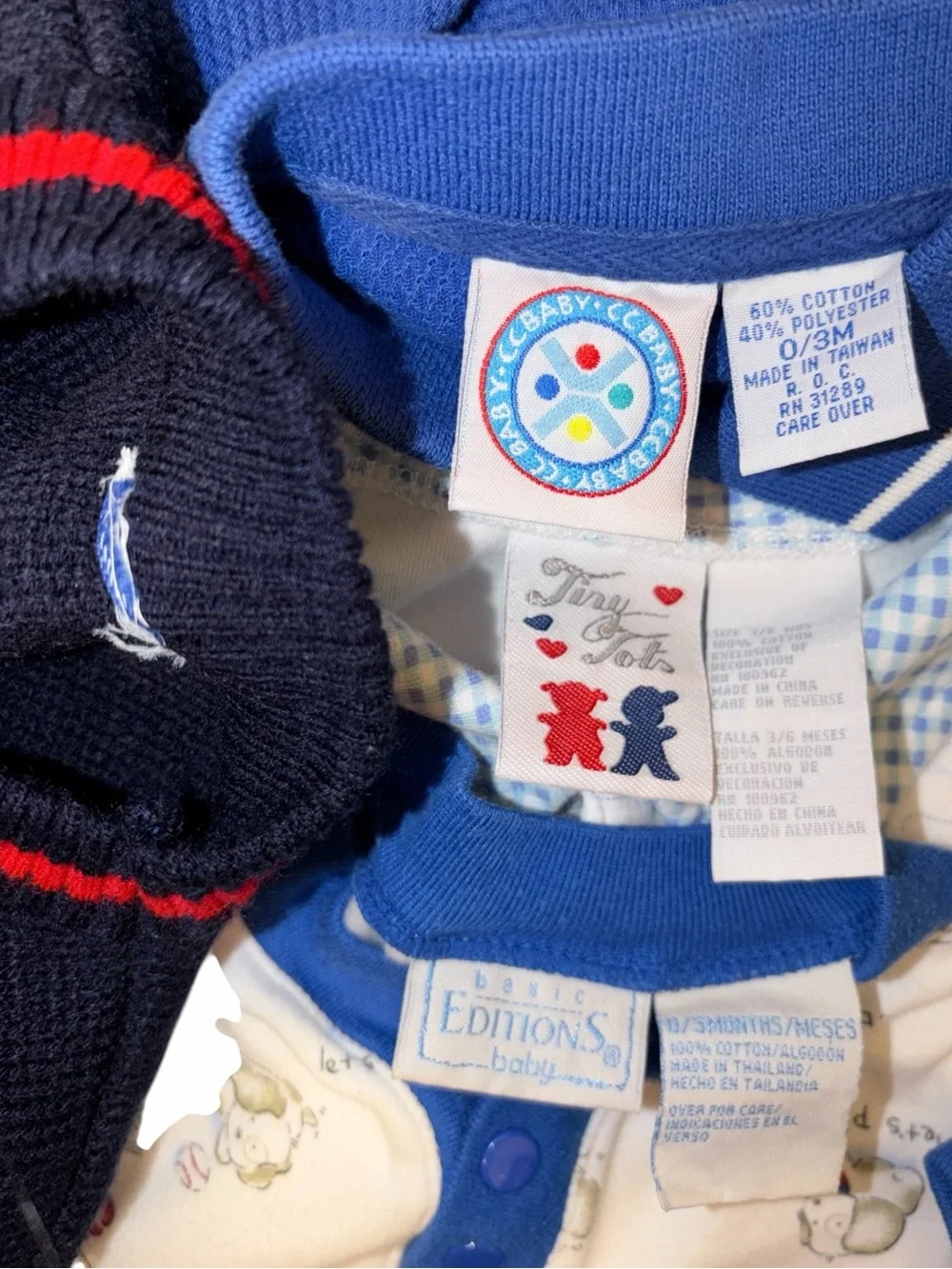 Vintage Y2K Baby Boy 0-6M 4pc Nautical Preppy Outfit Bundle Heritage Coastal